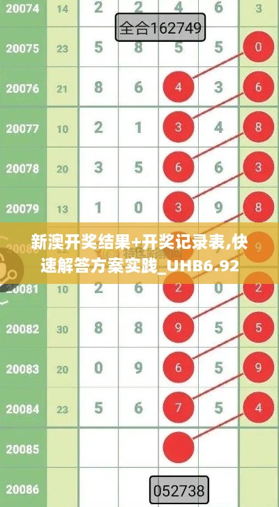 新澳开奖结果+开奖记录表,快速解答方案实践_UHB6.92