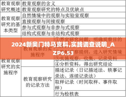 2024新奥门特马资料,实践调查说明_AZP6.53