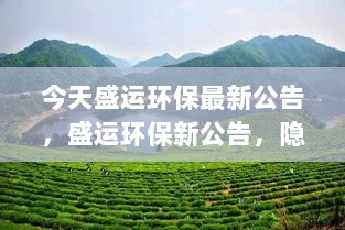 盛运环保新公告揭示的绿色秘境——探访绿意小筑特色小店