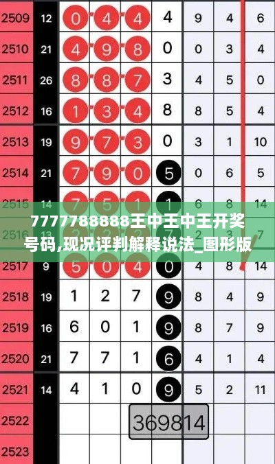 7777788888王中王中王开奖号码,现况评判解释说法_图形版BSF2.79