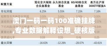 澳门一码一码100准确挂牌,专业数据解释设想_硬核版LNF2.93