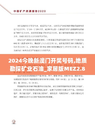 2024今晚新澳门开奖号码,地质勘探矿业石油_家居版MEZ2.89