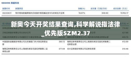 新奥今天开奖结果查询,科学解说指法律_优先版SZM2.37