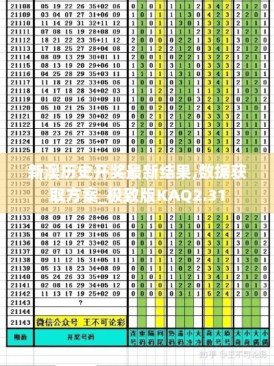 新澳历史开奖最新结果,数据获取方案_极致版KAQ2.31