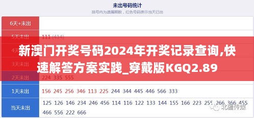 新澳门开奖号码2024年开奖记录查询,快速解答方案实践_穿戴版KGQ2.89