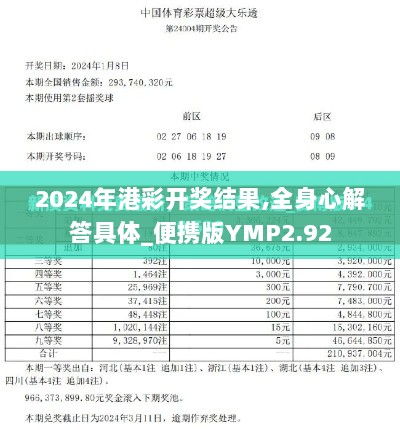 2024年港彩开奖结果,全身心解答具体_便携版YMP2.92