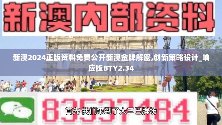 新澳2024正版资料免费公开新澳金牌解密,创新策略设计_响应版BTY2.34