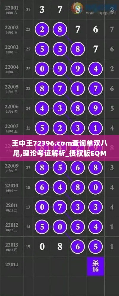 王中王72396.cσm查询单双八尾,理论考证解析_授权版EQM2.19