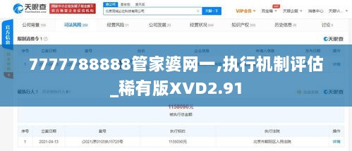 7777788888管家婆网一,执行机制评估_稀有版XVD2.91