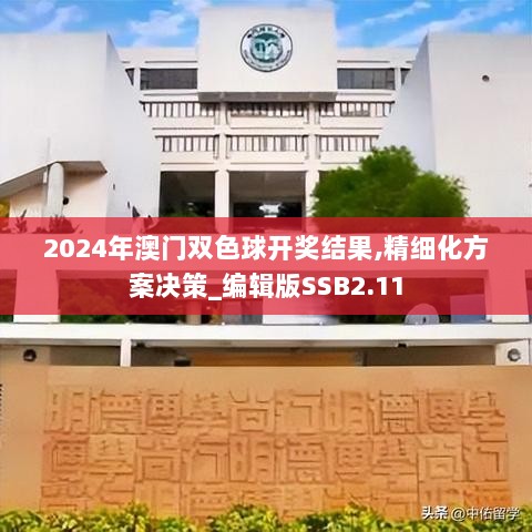 2024年澳门双色球开奖结果,精细化方案决策_编辑版SSB2.11