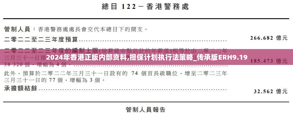 2024年香港正版内部资料,担保计划执行法策略_传承版ERH9.19