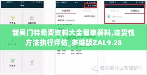 新奥门特免费资料大全管家婆料,连贯性方法执行评估_多维版ZAL9.28