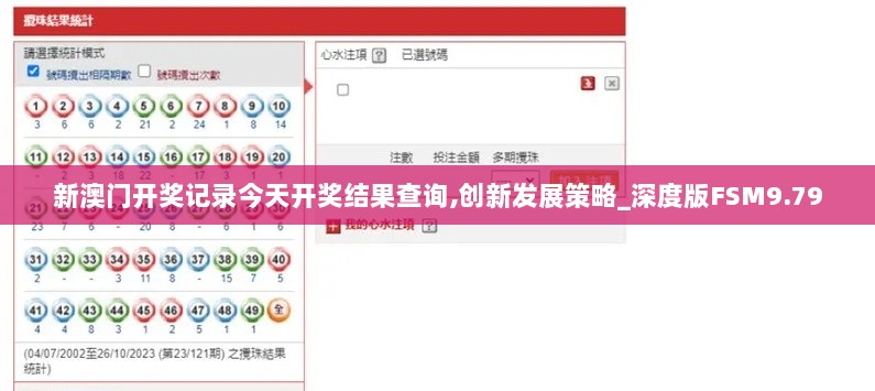新澳门开奖记录今天开奖结果查询,创新发展策略_深度版FSM9.79
