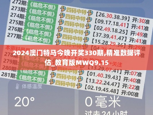 2024澳门特马今晚开奖330期,精准数据评估_教育版MWQ9.15