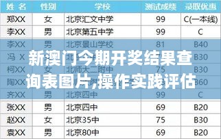 新澳门今期开奖结果查询表图片,操作实践评估_极致版MKH9.9