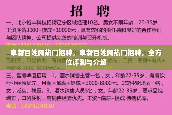 阜新百姓网热门招聘，全方位评测与介绍