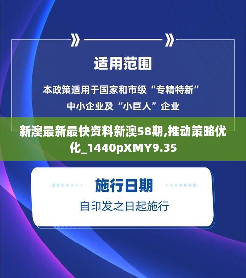 新澳最新最快资料新澳58期,推动策略优化_1440pXMY9.35