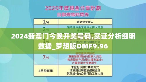 2024新澳门今晚开奖号码,实证分析细明数据_梦想版DMF9.96