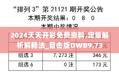 2024天天开彩免费资料,定量解析解释法_目击版DWB9.73