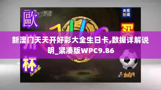 新澳门天天开好彩大全生日卡,数据详解说明_紧凑版WPC9.86