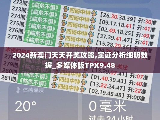 2024新澳门天天开奖攻略,实证分析细明数据_多媒体版TPX9.48