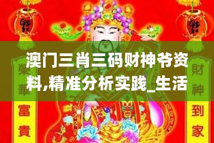 澳门三肖三码财神爷资料,精准分析实践_生活版EAB9.43