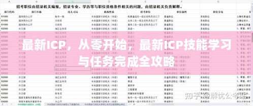 最新ICP技能学习与任务完成全攻略，从零开始