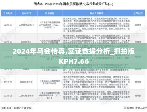 2024年马会传真,实证数据分析_抓拍版KPH7.66