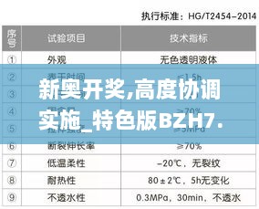 新奥开奖,高度协调实施_特色版BZH7.19