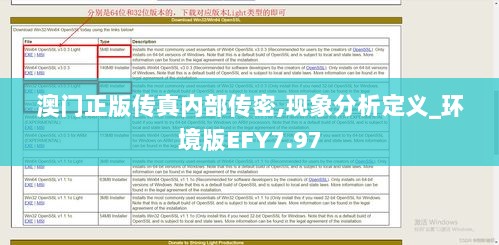 澳门正版传真内部传密,现象分析定义_环境版EFY7.97