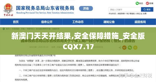 新澳门天天开结果,安全保障措施_安全版CQX7.17