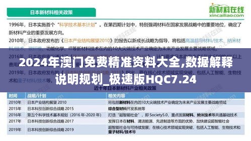 2024年澳门免费精准资料大全,数据解释说明规划_极速版HQC7.24