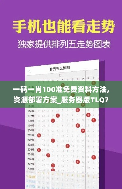 一码一肖100准免费资料方法,资源部署方案_服务器版TLQ7.50