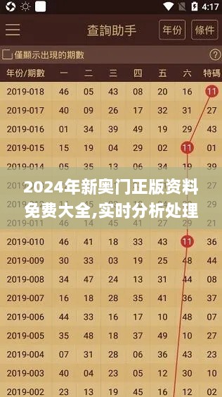 2024年新奥门正版资料免费大全,实时分析处理_限量版YRU8.32