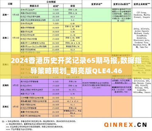 2024香港历史开奖记录65期马报,数据指导策略规划_明亮版QLE4.46