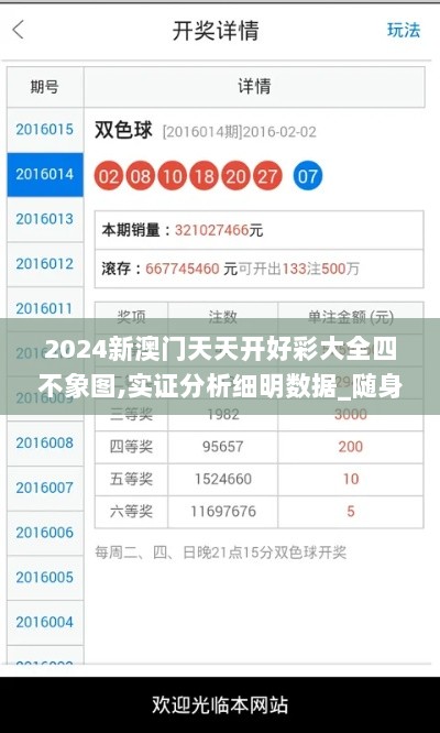 2024新澳门天天开好彩大全四不象图,实证分析细明数据_随身版FET8.43