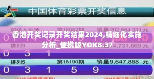 香港开奖记录开奖结果2024,精细化实施分析_便携版YOK8.37