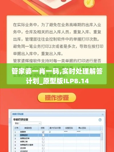 管家婆一肖一码,实时处理解答计划_原型版ILP8.14