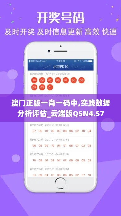 澳门正版一肖一码中,实践数据分析评估_云端版QSN4.57