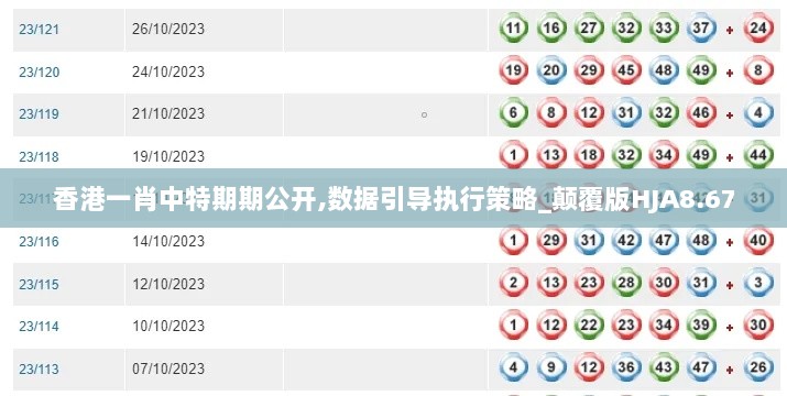 香港一肖中特期期公开,数据引导执行策略_颠覆版HJA8.67