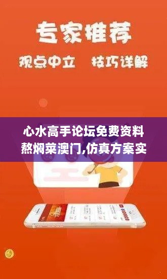 心水高手论坛免费资料熬焖菜澳门,仿真方案实施_轻量版HCP8.87