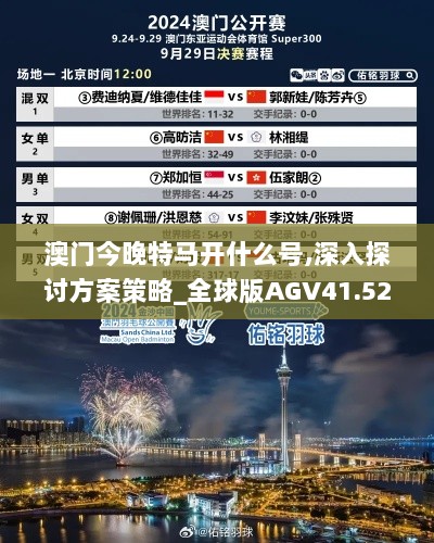 澳门今晚特马开什么号,深入探讨方案策略_全球版AGV41.525