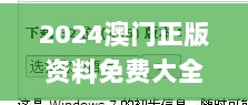 2024澳门正版资料免费大全,仿真方案实施_设计师版INR10.107