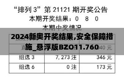 2024新奥开奖结果,安全保障措施_悬浮版BZO11.760