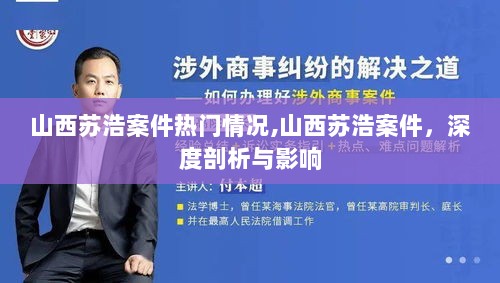 山西苏浩案件深度剖析与影响，热门情况下的社会关注焦点