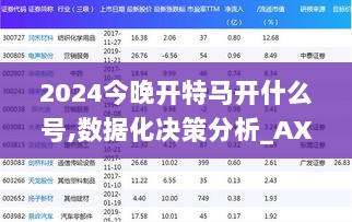 2024今晚开特马开什么号,数据化决策分析_AXV25.928同步版