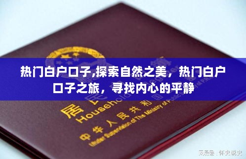 热门白户口子之旅，探索自然之美，寻找内心的平静