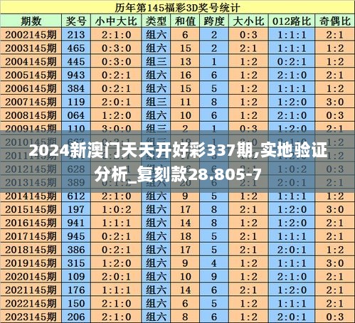 2024新澳门天天开好彩337期,实地验证分析_复刻款28.805-7