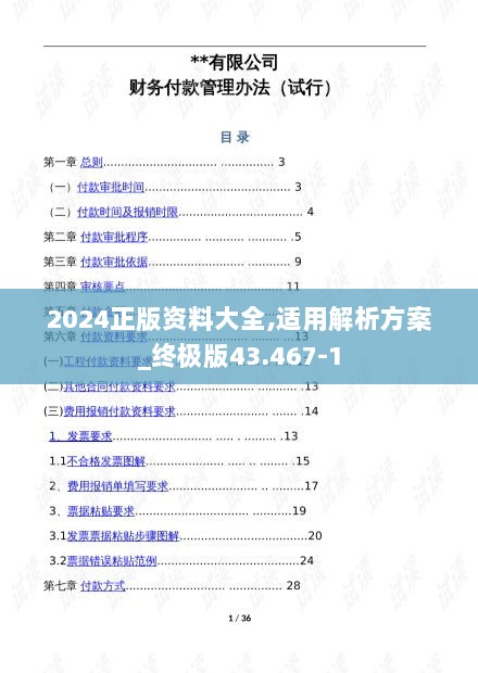 2024正版资料大全,适用解析方案_终极版43.467-1