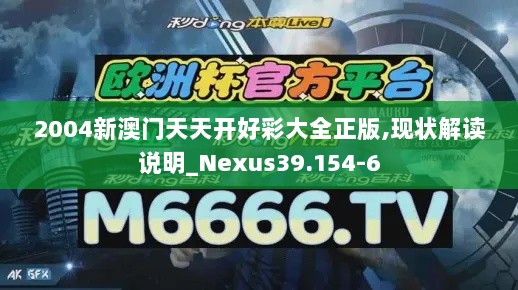 2004新澳门天天开好彩大全正版,现状解读说明_Nexus39.154-6